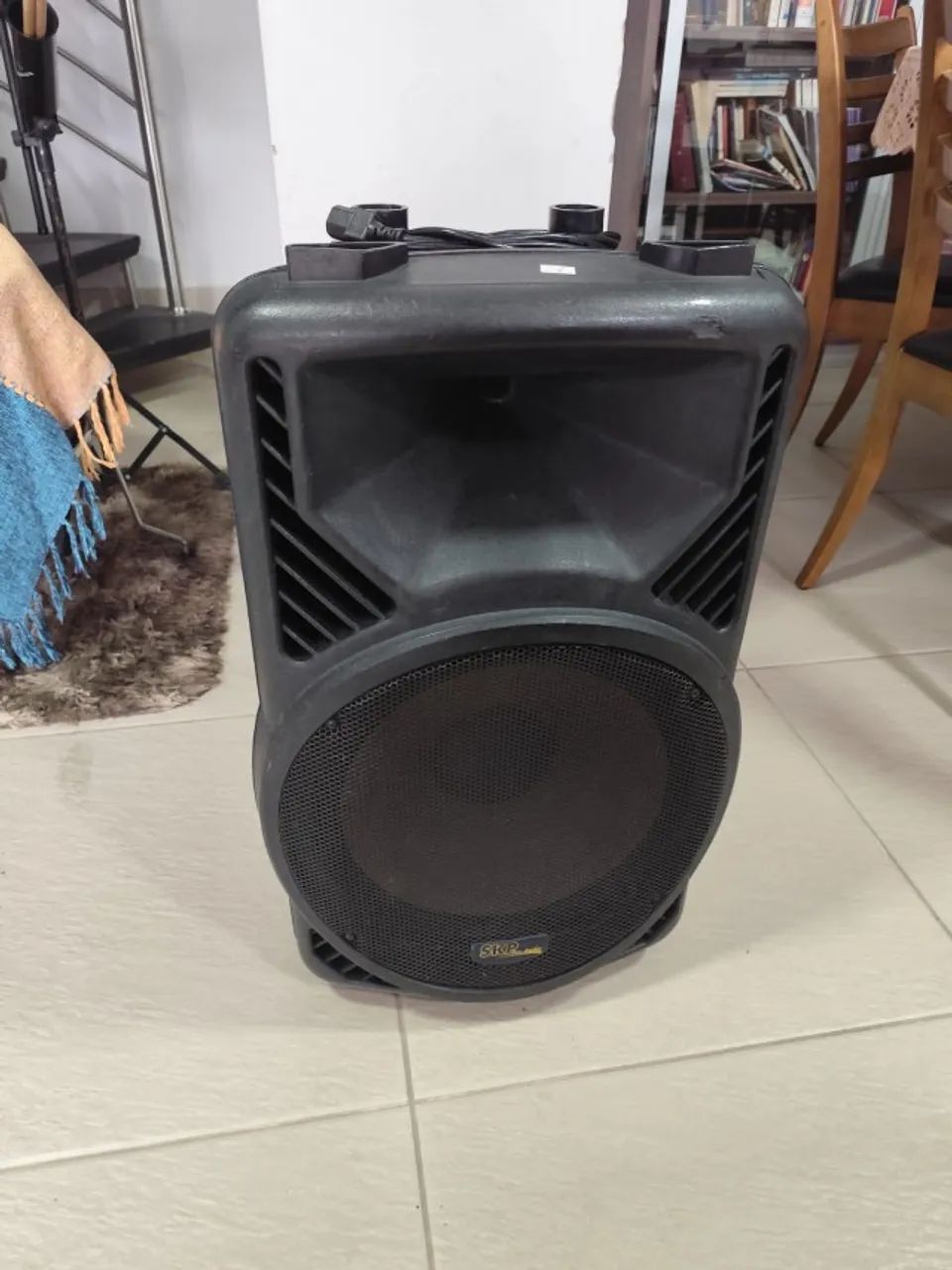 2 CAIXAS DE SOM SKP PRO AUDIO SK-6P BLACK - USADA