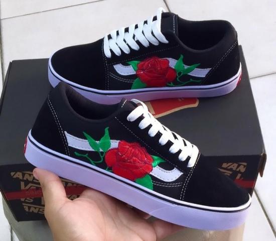 vans old school flores