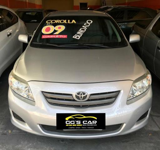 TOYOTA - Corolla XLI 1.8 08/09 Mecânico Blindado