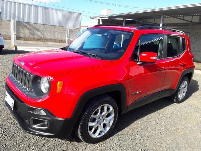 Renegate Longitude 1.8 Flex 4X2 Automatico 2016 Vermelho Completo Couro