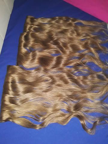 Vendo 3 telas de cabelo humano natural