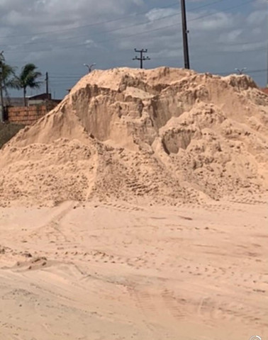 Areia média lavada