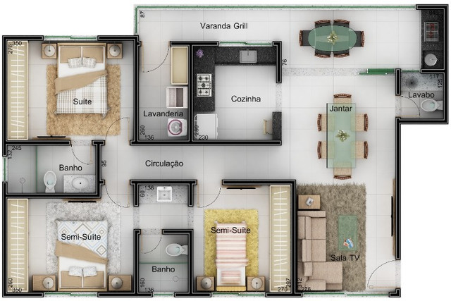 Vendo apartamento com 91 m² no Santa Mônica - Foto 2