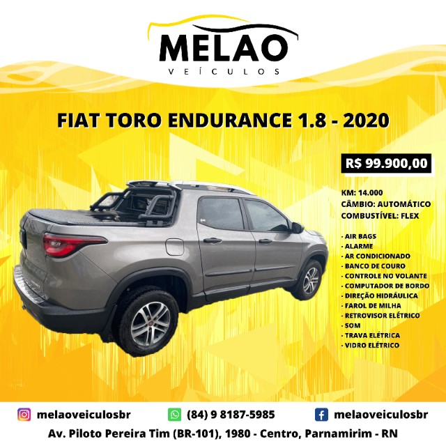 FIAT TORO ENDURANCE 1.8 2020