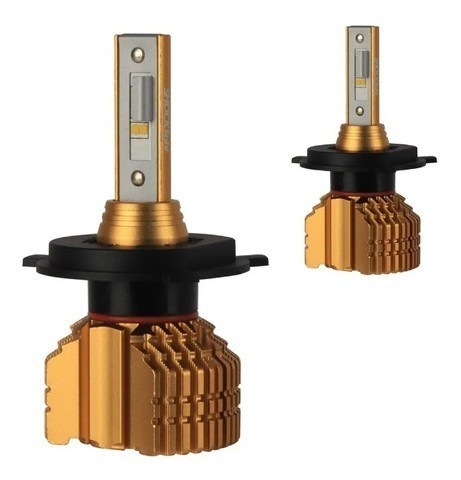 kit Lâmpada Automotiva Ultra Led Gold - Shock Light - Encaixe H4 - Foto 2
