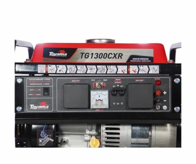 Gerador Gasolina 1.25 KVA 110/220V Toyama TG1300 CXR Partida Manual