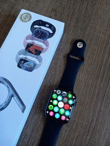 Smartwatch W29 Max Idêntico ao Apple Watch com GPS integrado resistente á água.