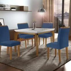 Mesa Londrina com 4 cadeiras 100% MDF!!tt4727m - Foto 3