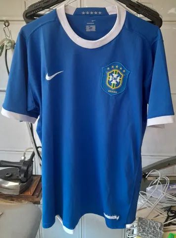 CAMISA SELECAO BRASIL NIKE COPA 2006 ALEMANHA UNIF. 2 FRETE GRATIS