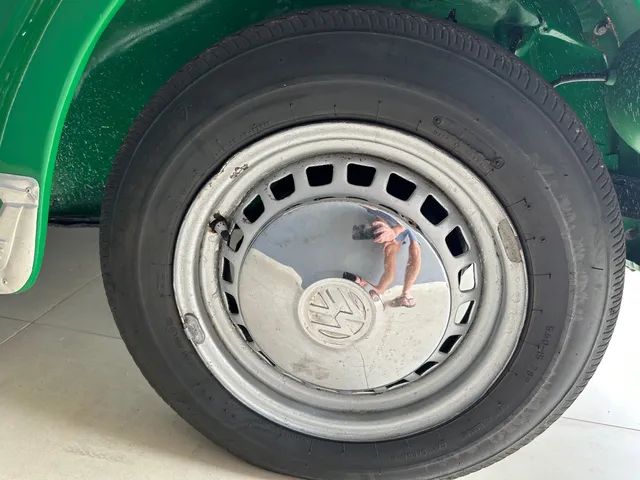 Jogo de rodas originais aro 15 de Fusca 4 furos, variant TL - Foto 4