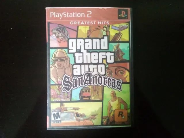 Jogo Grand Theft Auto: San Andreas (Greatest Hits) PS2 novo