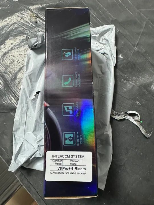 Intercomunicador (O PAR) EJEAS V6 PRO+, se comunica c/6 rádios, para moto, novo! - Foto 2