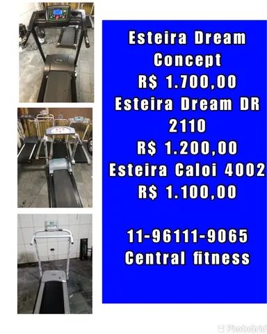 Esteiras Caloi athletic ACT Dream fitness