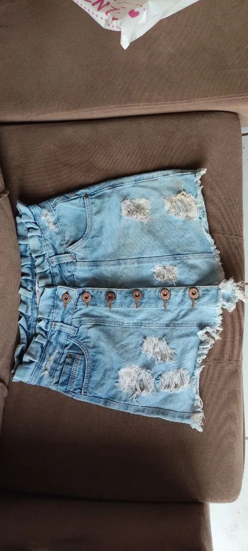 Saia jeans 