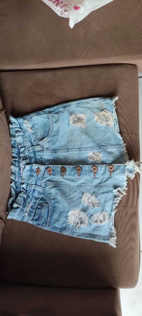 Saia jeans