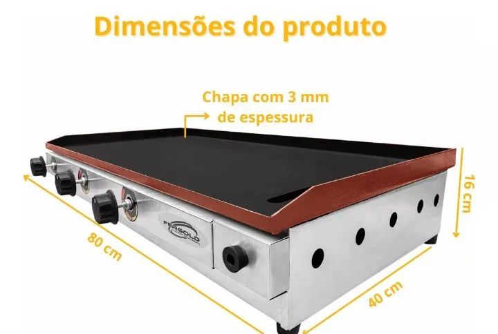 Chapa para tapioca - Foto 6