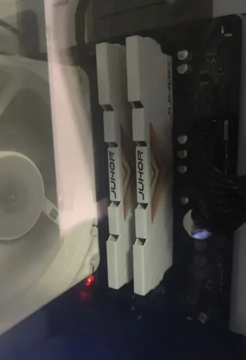 Memória Ram DDR4 3200mhz Juhor White 16gb (2x8gb) Novas - Foto 2