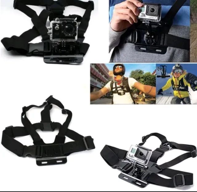 Suporte peitoral Câmeras GoPro Hero Sjcam Osmo - Foto 5