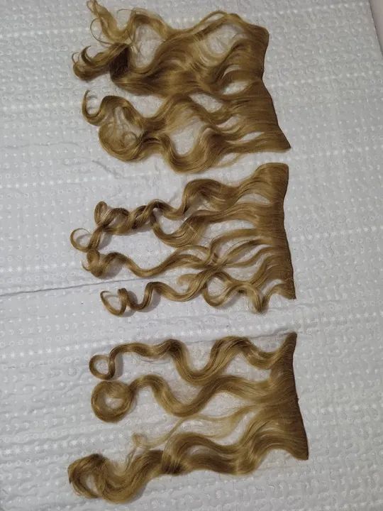 3 apliques tic tac loiro sintético 