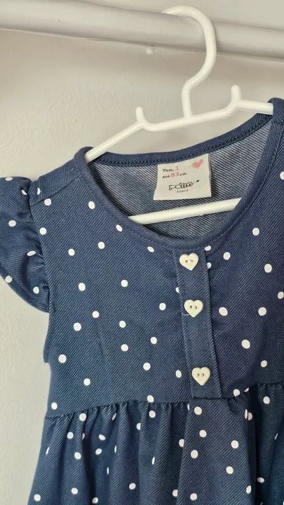 Vestido infantil azul - Foto 2