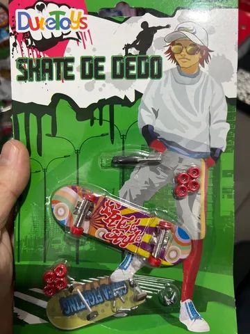 Skate de dedo com rodinhas e chave várias cores e modelos valor unidade  - Foto 4