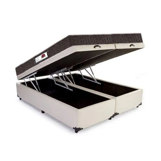 Preço de Fábrica - Cama King Mola Bonel com Baú