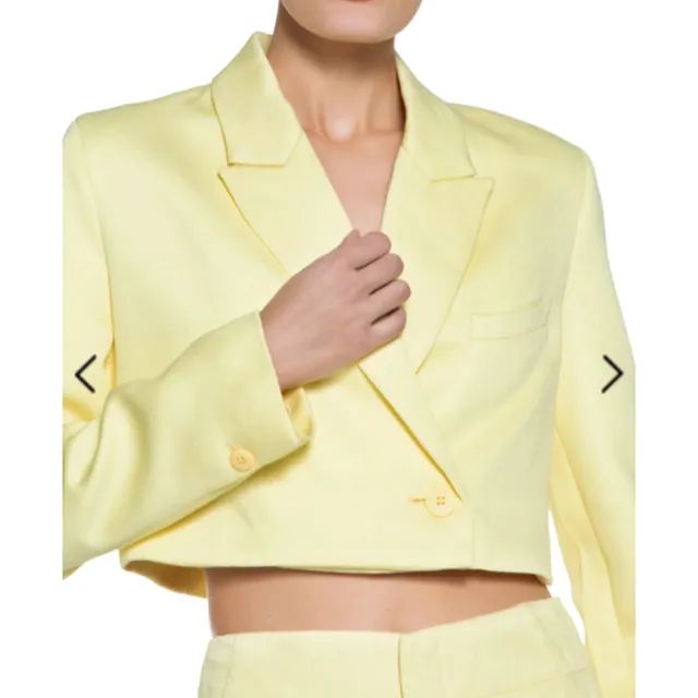 Blaizer feminino cropped chá verde Animale  - Foto 2