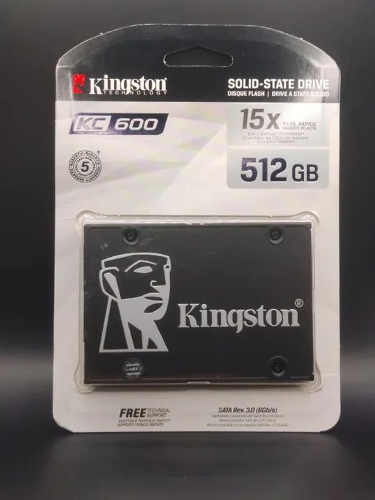 SSD 512gb Kingston KC600