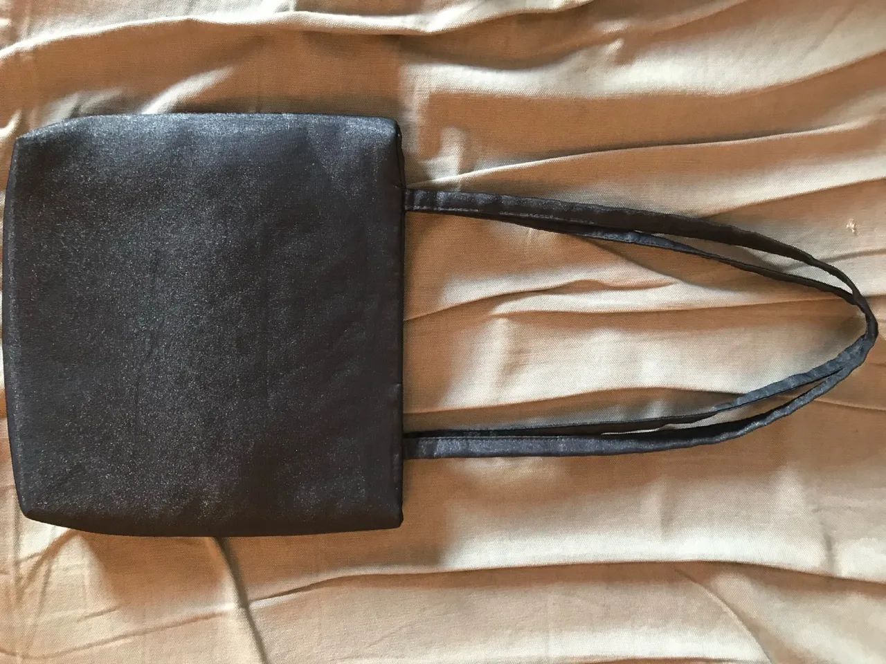 Bolsa de Seda Cinza Mango - Foto 3