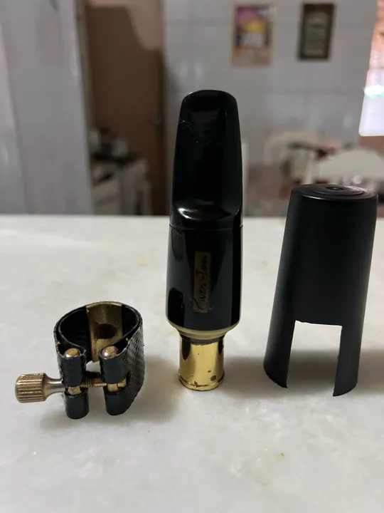 Boquilha Ever-ton Extreme 7 Gold Sax Tenor Completa Everton