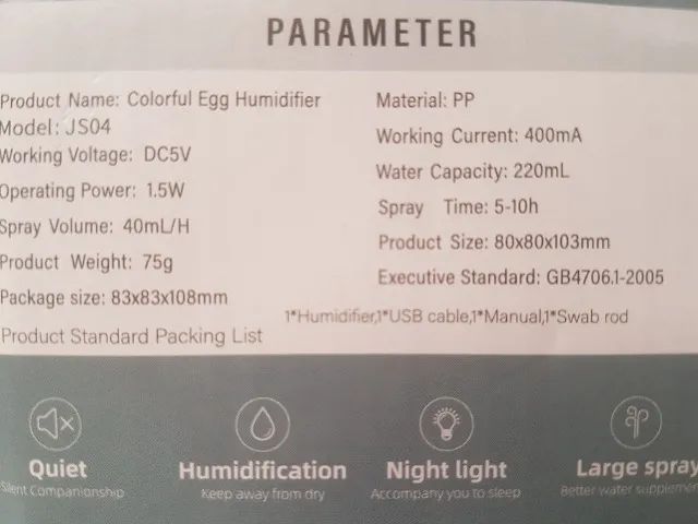 Umidificador Ar Aromatizador Ambientes Difusor Usb Led 220ml Autonomia de até 8 Horas - Foto 2