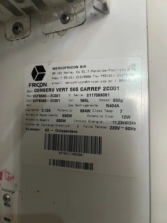 Freezer vertical fricon parcelamos em até 12x  - Foto 5