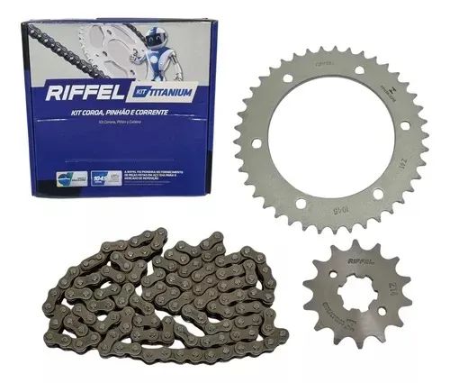 Kit Transmissao Relacao FZ 15 Riffel (Entrega Grátis*) - Foto 5