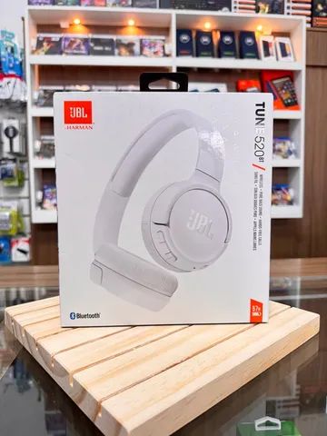 Fone Bluetooth JBL Original TUNE 520BT Branco | Parcela Sem Juros | Loja Física Curitiba