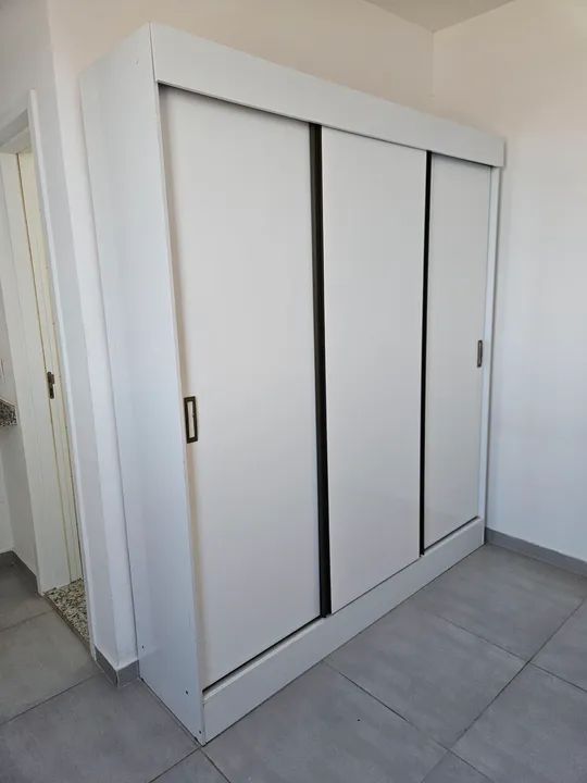 Guarda-Roupas de 3 Portas Branco