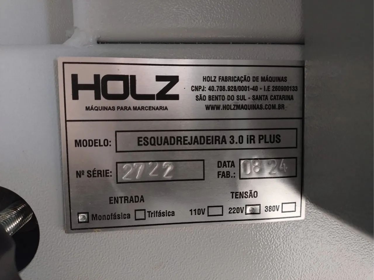 Esquadrejadeira Holz 3.0 IR PLUS  - Foto 2