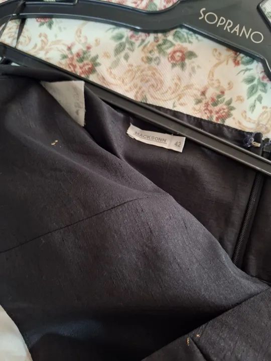 vestido de linho semi novo tomara que caia - Foto 5