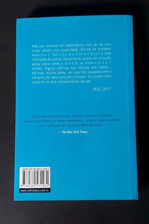 Livro a culpa é das estrelas - John Green - Foto 3