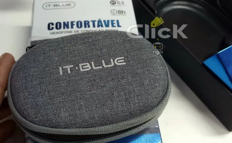 Fone It Blue com alta qualidade e boa durabilidade de bateria - Foto 2