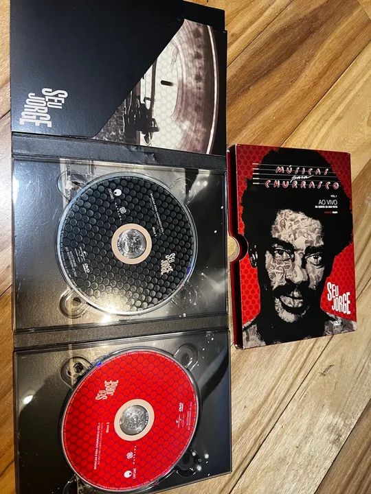 Dvd ao vivo Seu Jorge Músicas para Churrasco  - Foto 3