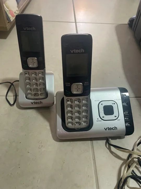 2 Telefones Fixos Sem Fio VTech