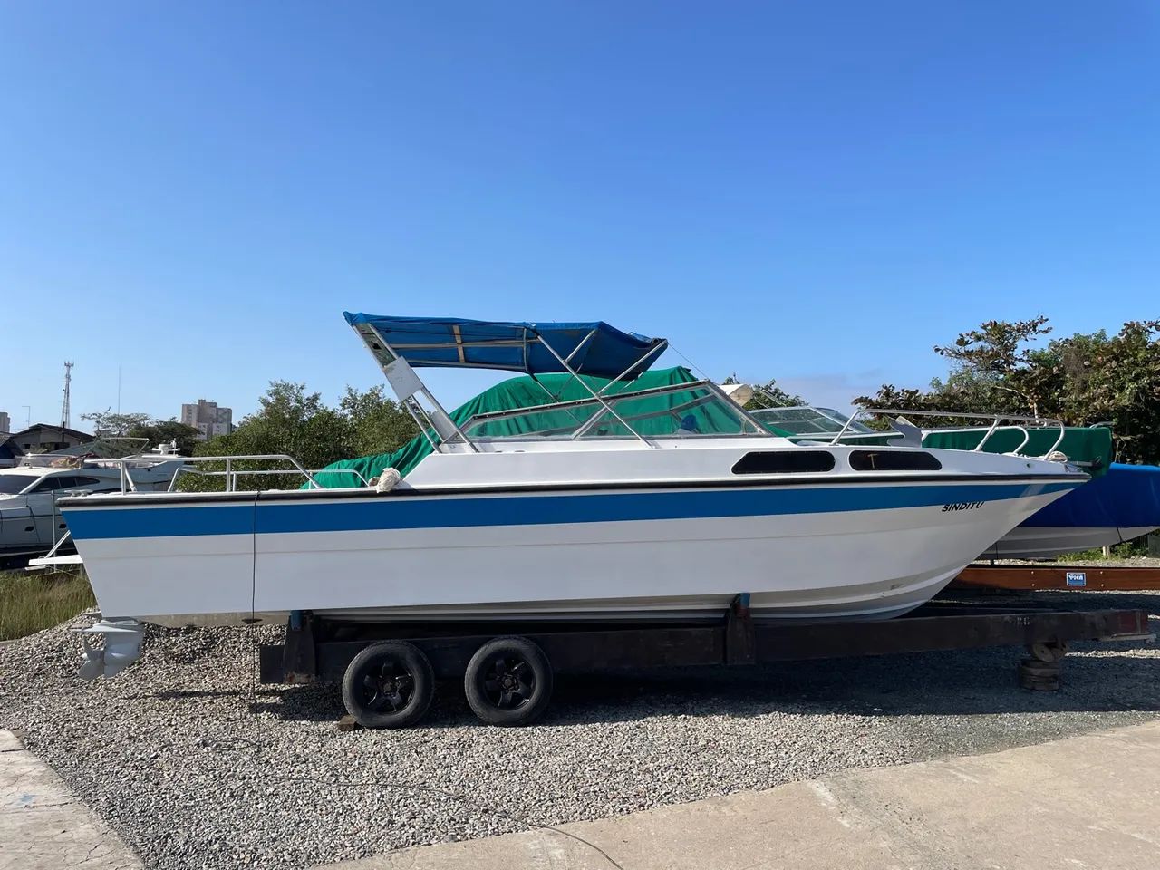 Lancha DM 26 com motor MWM diesel - Foto 2