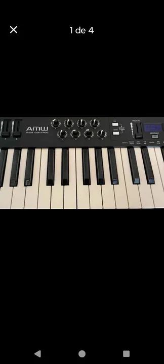 Teclado Midi amw P61  - Foto 4