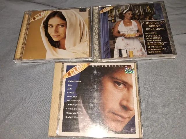 Lote 3 Cds Coleção O Clone trilhas sonoras da novela
