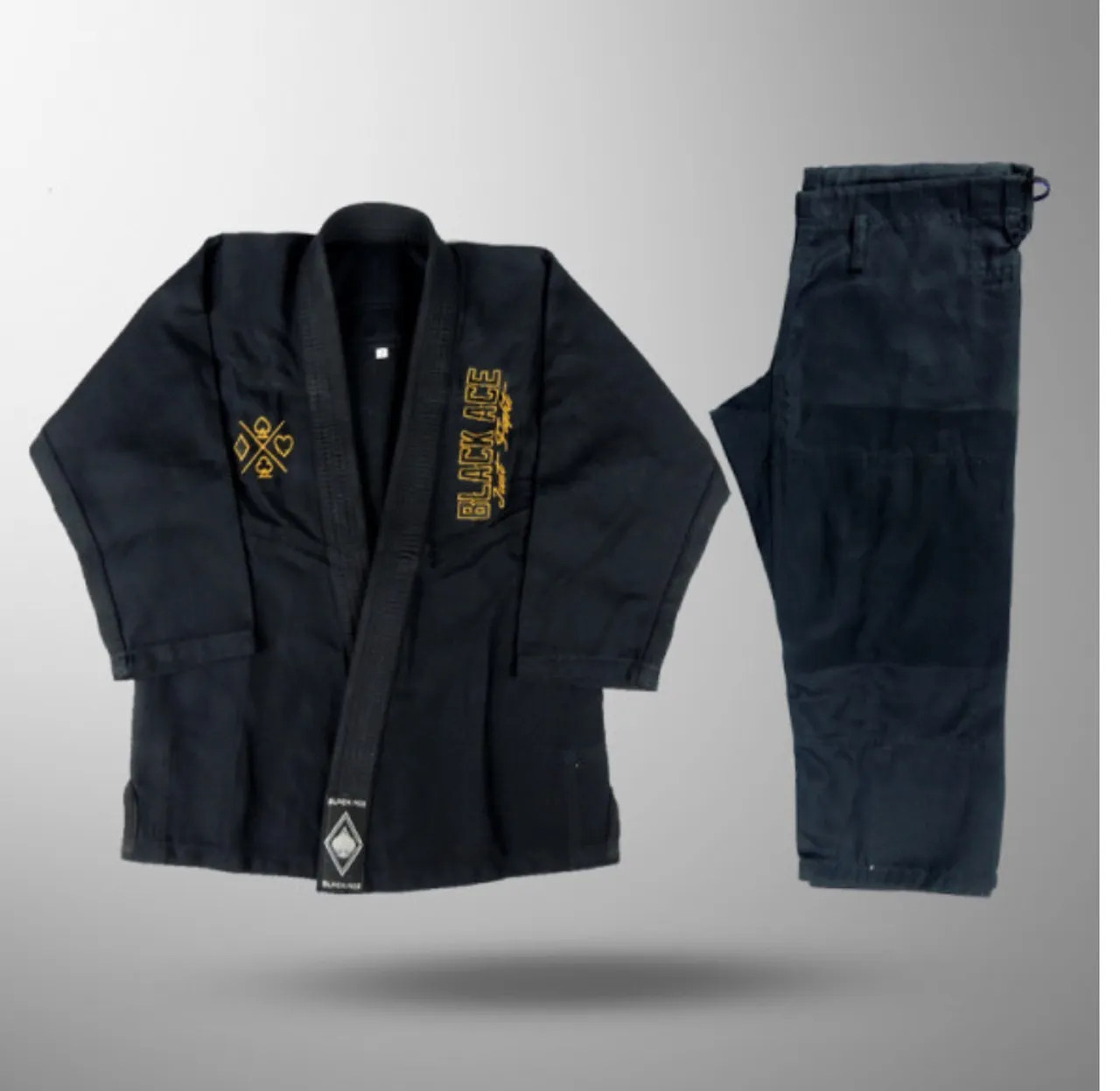 Kimono de Jiu-Jitsu Black ace M2 infantil