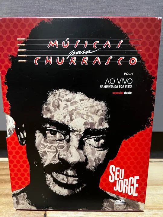 Dvd ao vivo Seu Jorge Músicas para Churrasco  - Foto 5