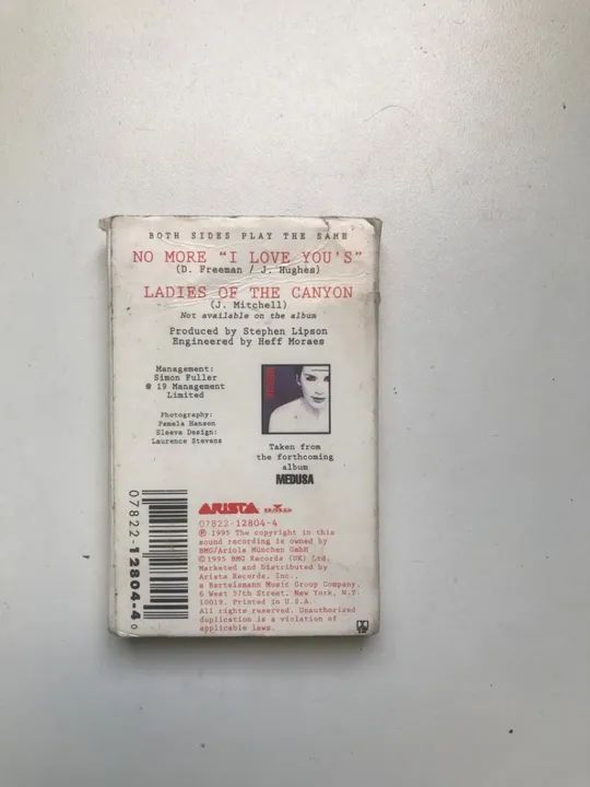 Fita K7 (cassete) - No More I Love You?s - Annie Lennox - Foto 2