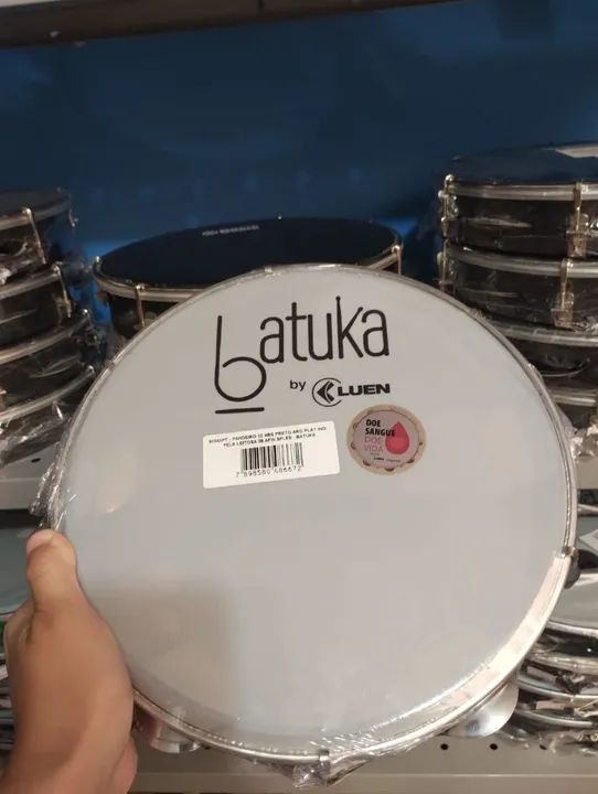 Pandeiro 10 Abs Preto - Batuka na promoção  - Foto 2