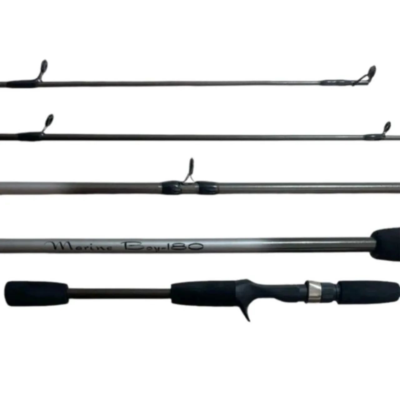 VARA PESCA MARINE BOY 1,80 Mtr. carretilha. 2 partes. 6-12lb. FAZEMOS ENGREGA - Foto 2