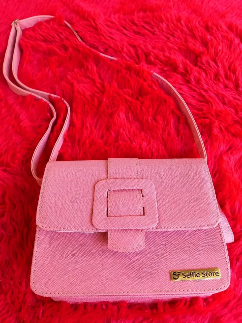 Bolsa Feminina transversal rosa